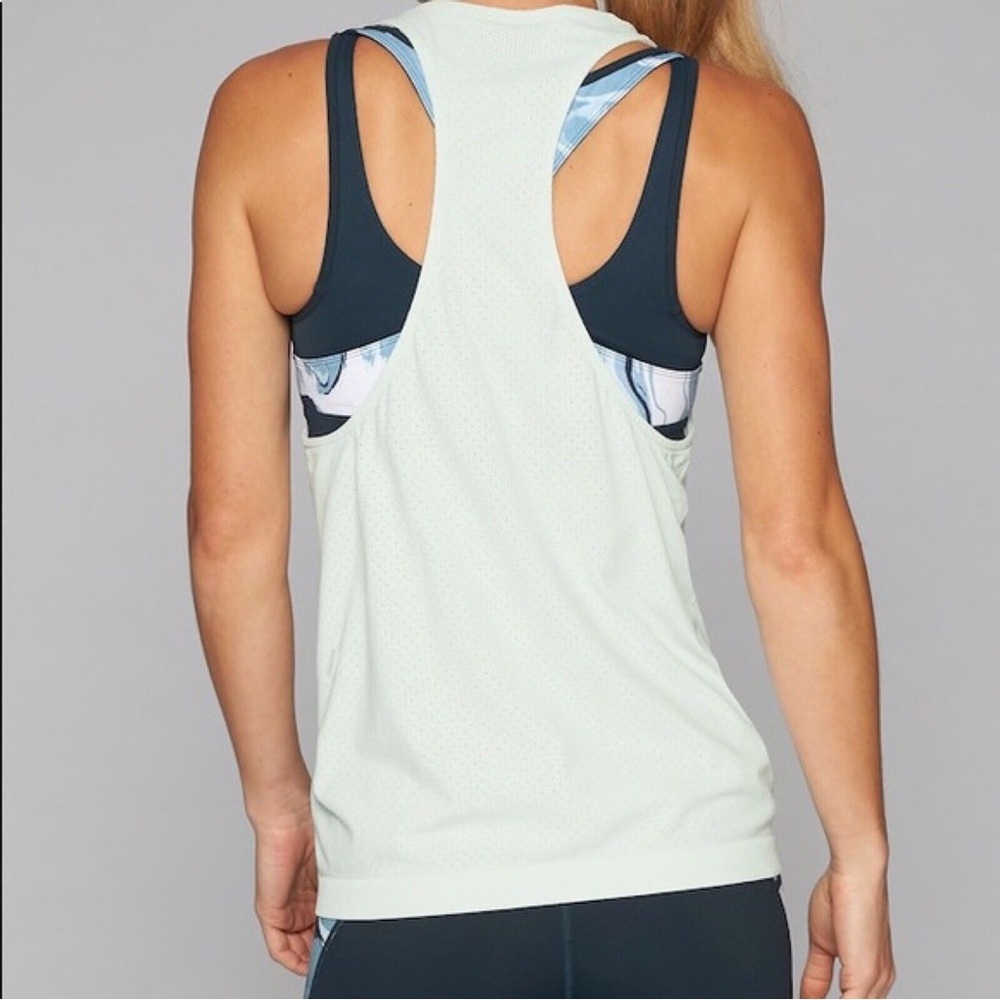 Athleta Spring Mint Mesh Tank